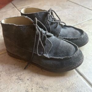 Janie and Jack Gray Suede Shoes